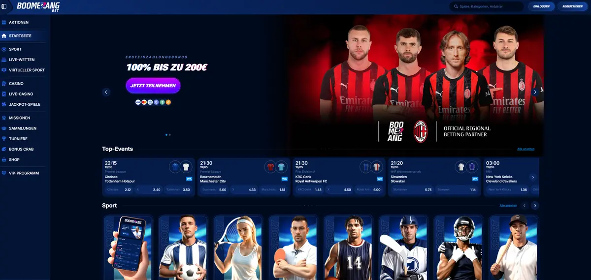Boomerang Bet Ausländische Online Casino